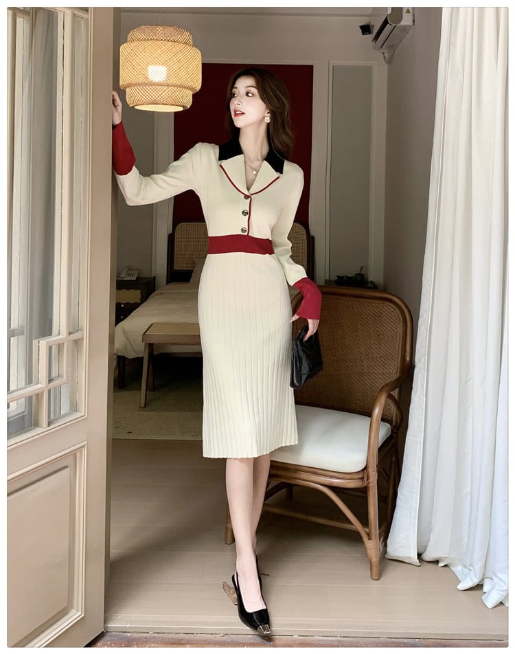 【dress】ニットワンピース　M27470