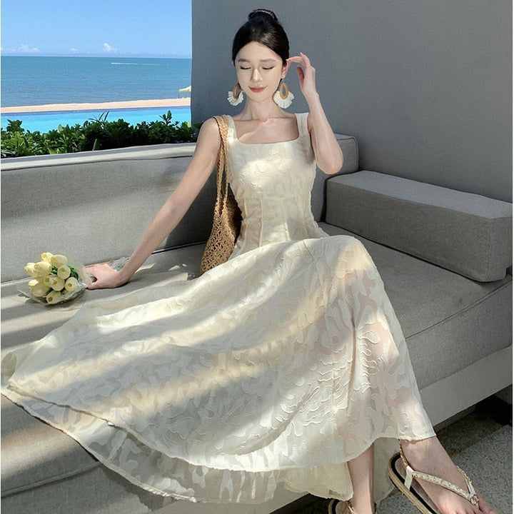 【dress】美人度アップエレガントキャミワンピース着瘦せ　M17458