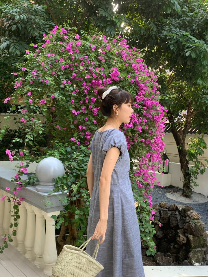 【dress】Vネックワンピース　M24642