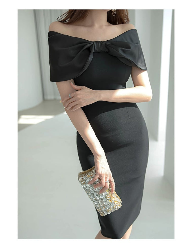 【dress】リボン付きワンピース　M25250