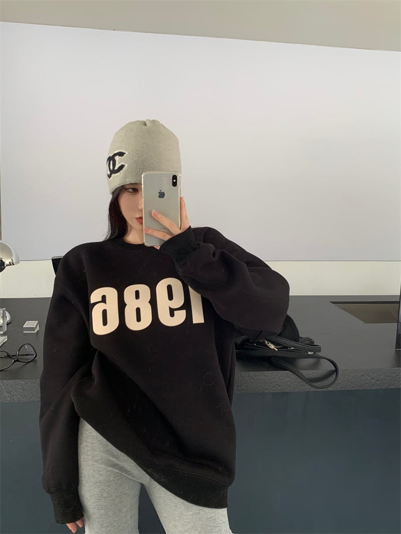 【tops】裹起毛プルオーバー　M26672