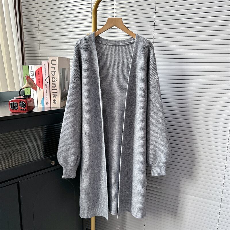 【outer】ロング丈ニットカーデ　M18901