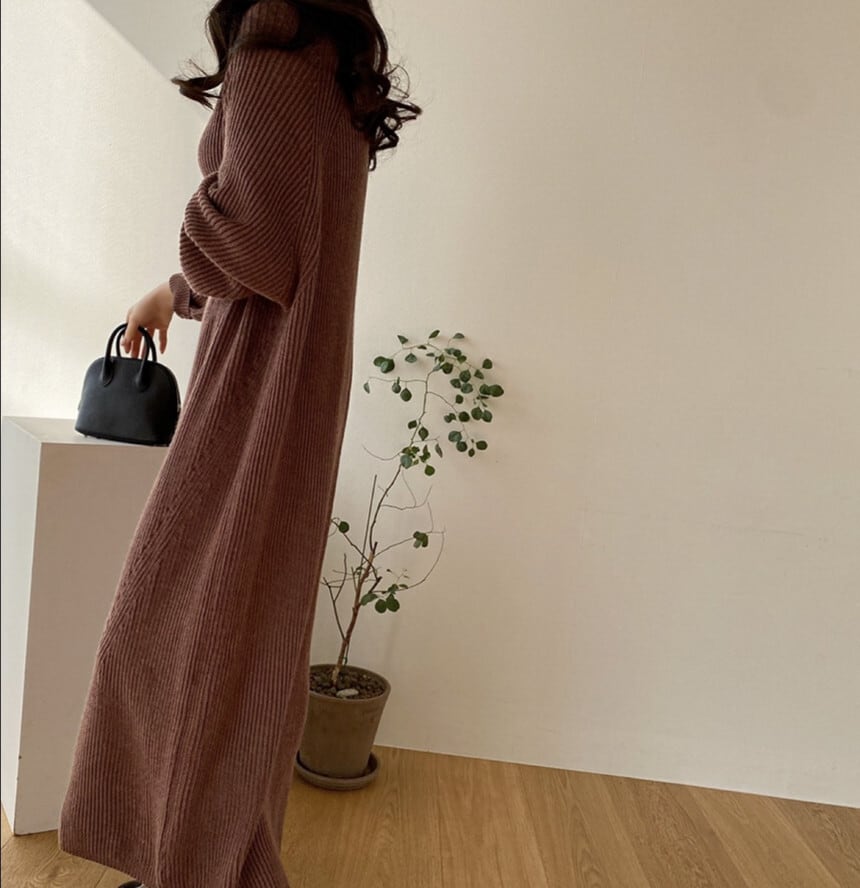 【dress】ニットワンピース　M26673