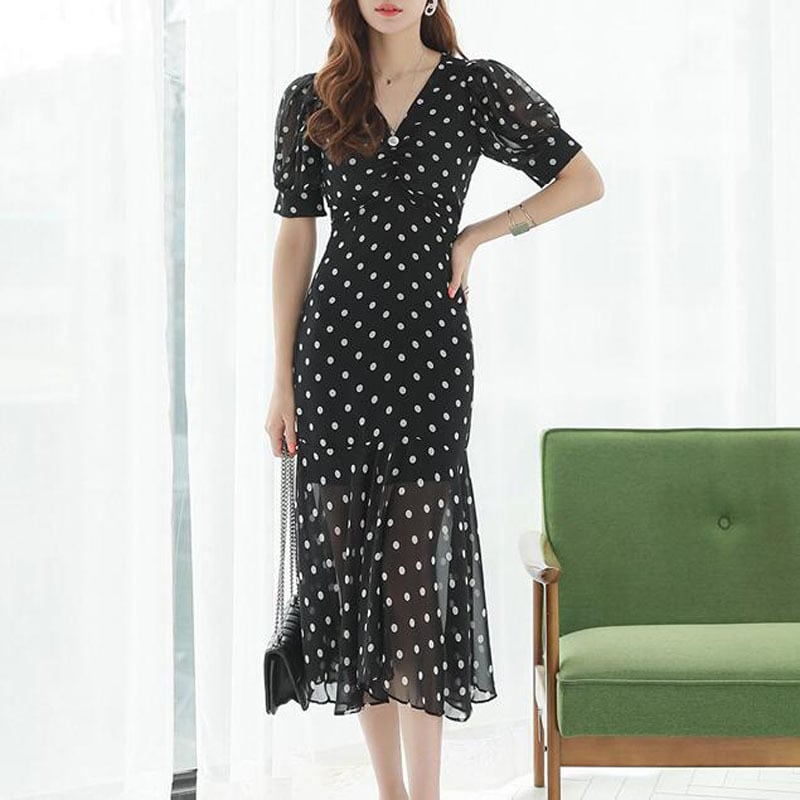【dress】マーメイドワンピース　M25228