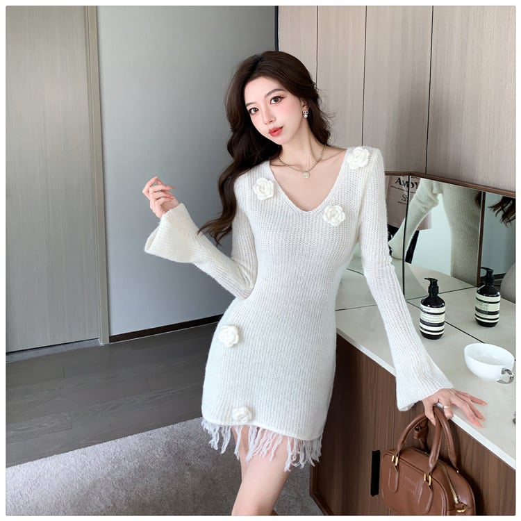 【dress】ニットワンピース　M26590