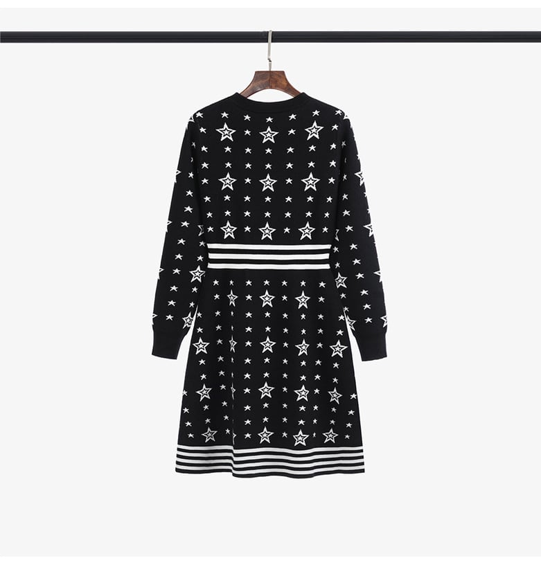 【dress】今季マストバイエレガントニットワンピース　M17470