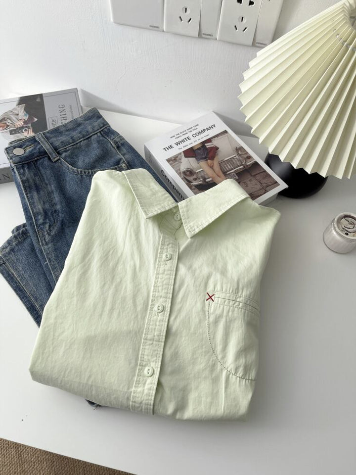 【tops】カラーシャツ　M29921