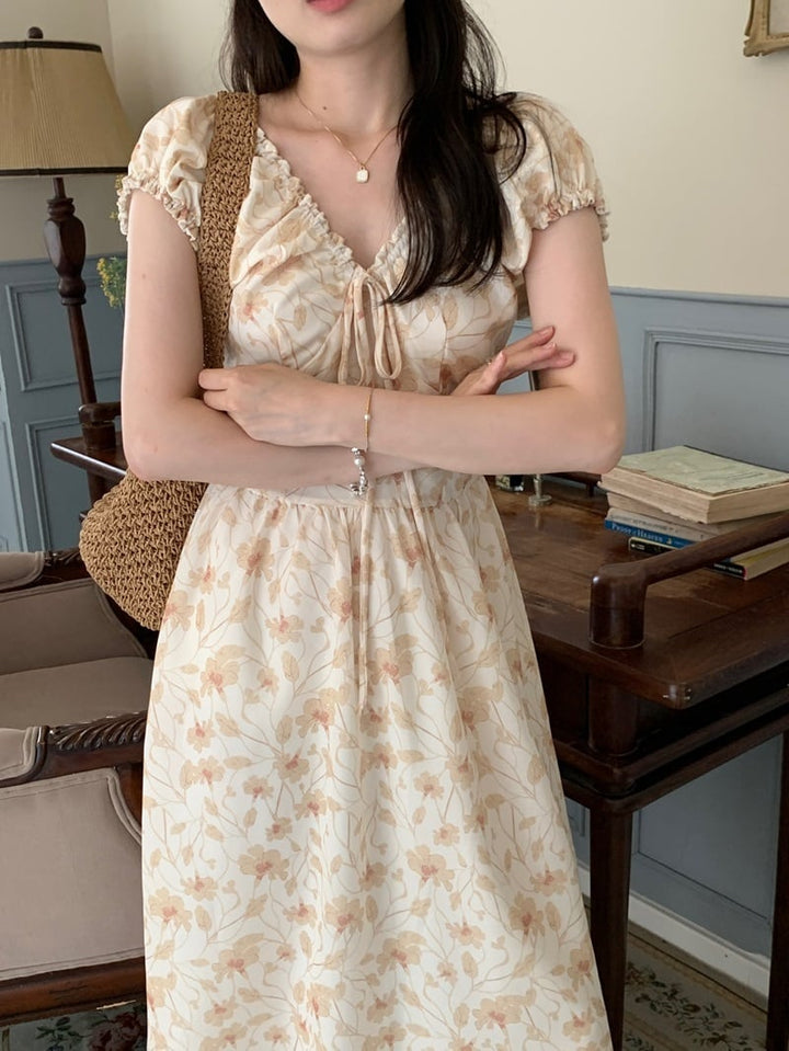 【dress】花柄ワンピース　M24469