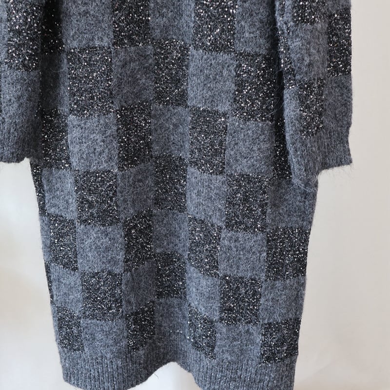 【outer】ロング丈ニットカーデ　M26596