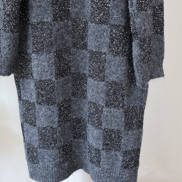 【outer】ロング丈ニットカーデ　M26596