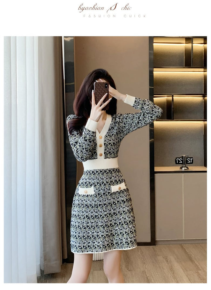 【dress】ニットワンピース　M25483