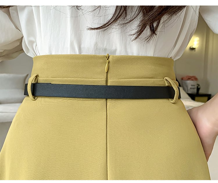 【bottoms】ハイウエストスカート　M25635