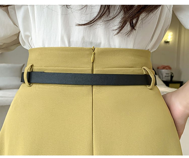 【bottoms】ハイウエストスカート　M25635