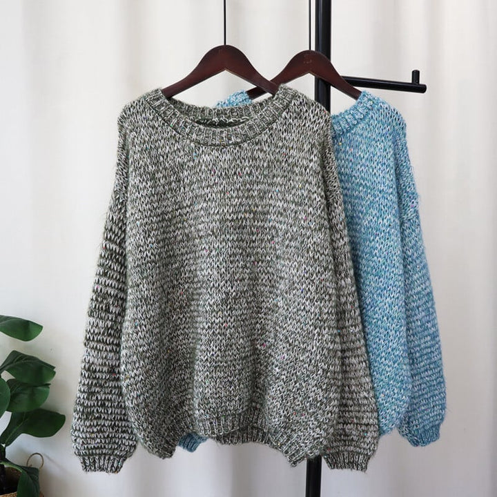 【tops】クルーネックニットセーター　M17997