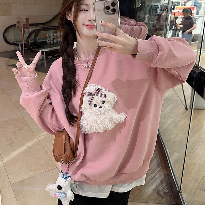 【tops】裹起毛プルオーバー　M28985