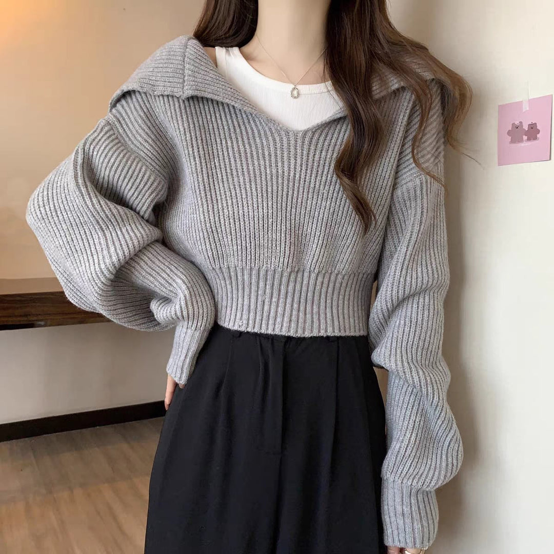 【set】ニットプルオーバーアンサンブル　 M17857