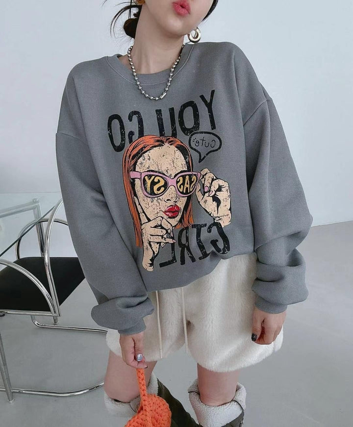 【tops】プリントプルオーバー　M27096