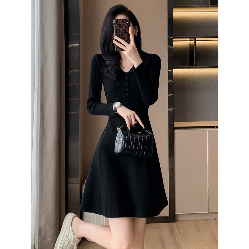 【dress】ニットワンピース　M21353