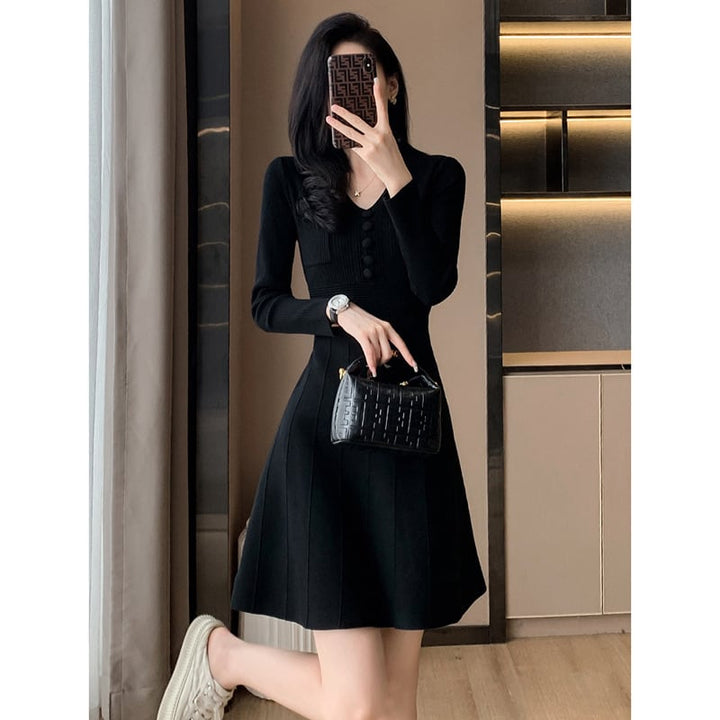 【dress】ニットワンピース　M21353