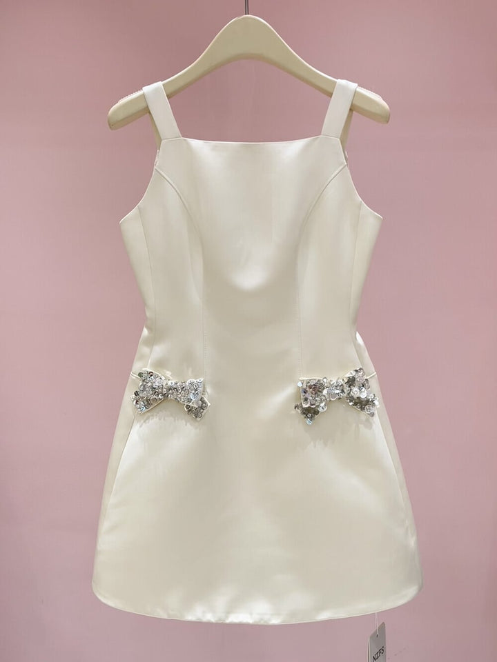 【dress】リボンミニワンピース　N3533