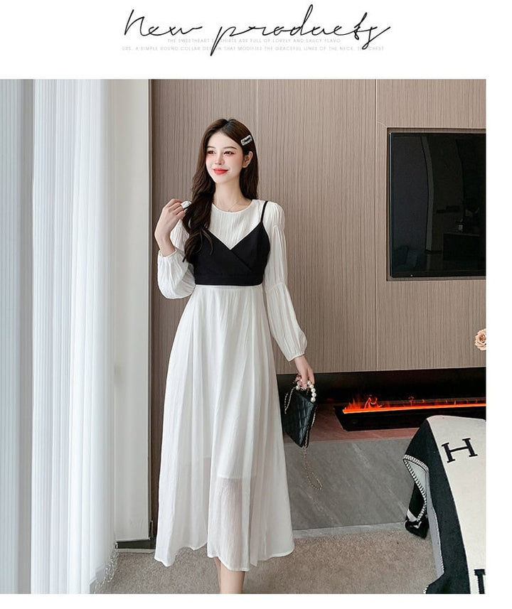 【dress】絶対欲しい エレガント切り替えデートワンピース　M17291