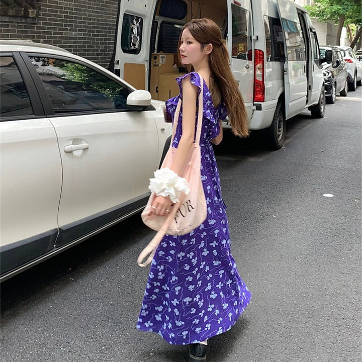 【dress】花柄ワンピース　M24838