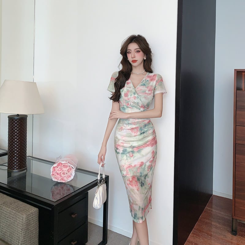 【dress】美感いっぱい✿ ✿エレガントデートワンピース　M17445