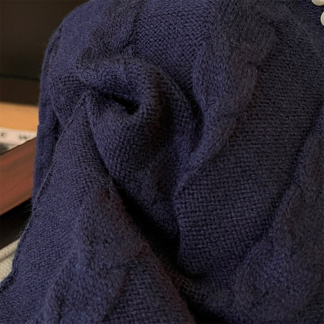 【outer】パールドッキングニットカーデ　M29223