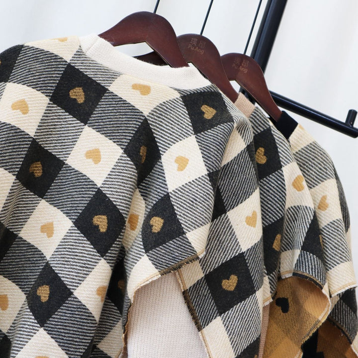 【outer】ドッキングVネックニットカーデ　M17965
