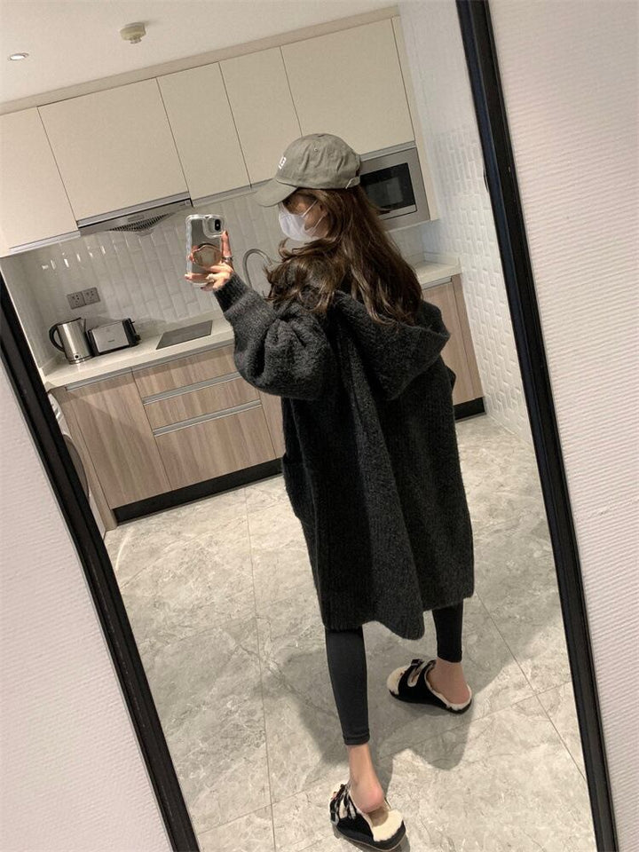 【outer】ロング丈ニットカーデ　M27074
