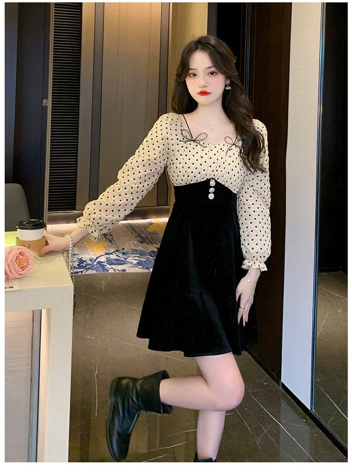 【dress】ドッキングワンピース　M29544
