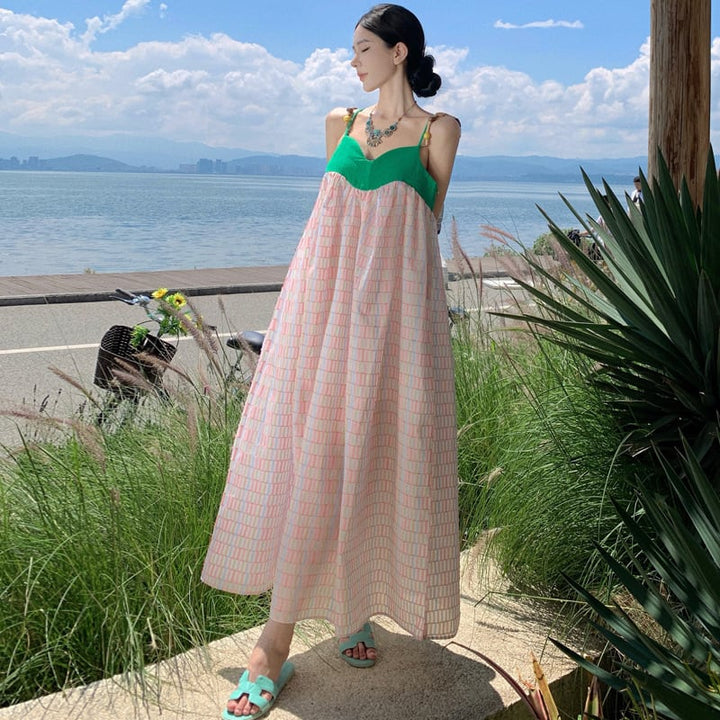 【dress】配色キャミワンピース　M21594