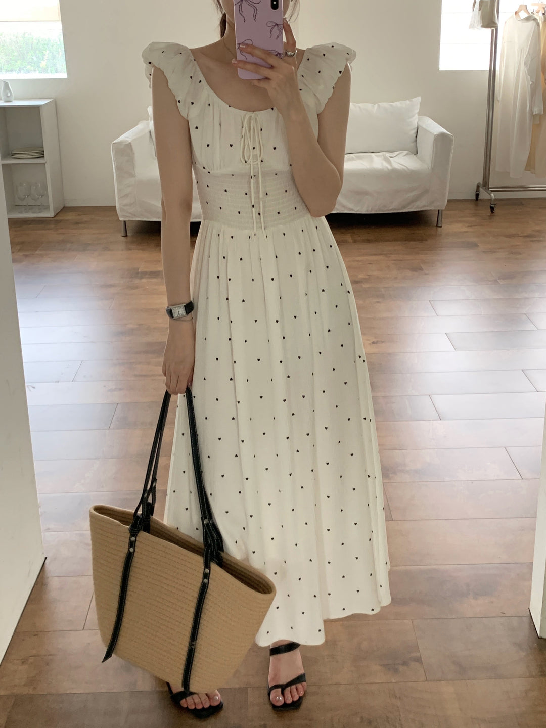 【dress】ハート柄ワンピース　M23885