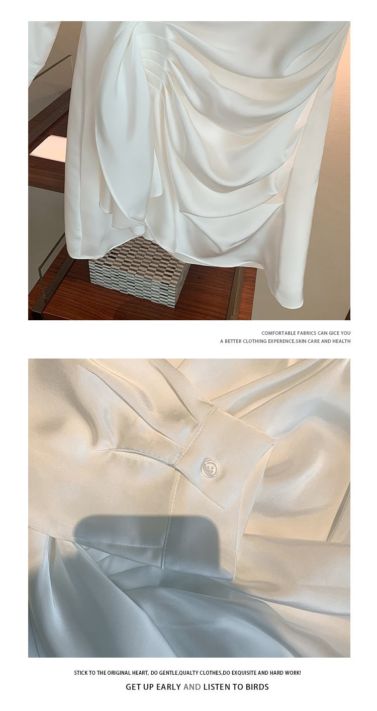 【dress】話題沸騰中 オシャレシンプルシャツワンピース　M17325