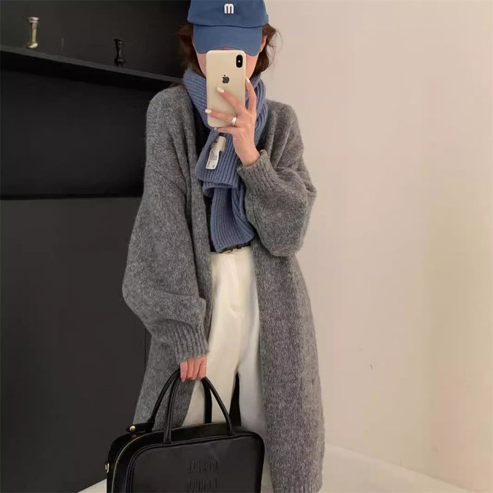 【outer】ロング丈ニットカーデ　M25967
