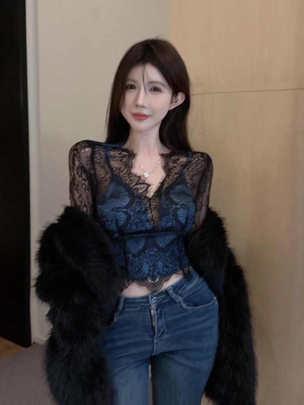 【tops】カップ付きレーストップス　M28310