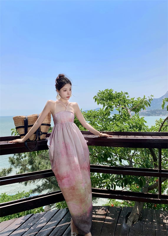 【dress】プリントワンピース　M24863