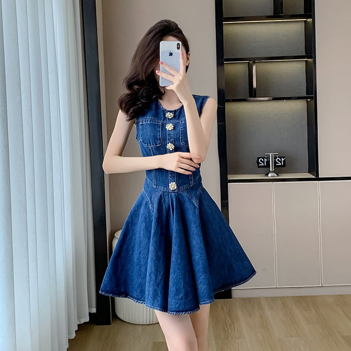 【dress】デニムワンピース　M24150