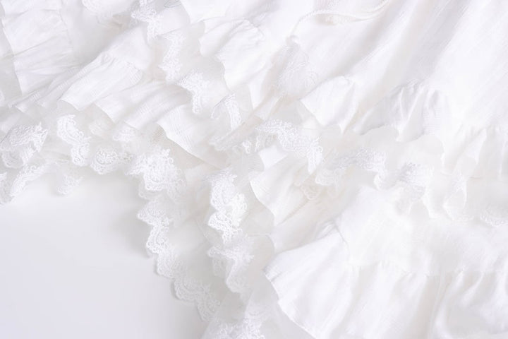 【dress】レースドッキングティアードワンピース　N2973