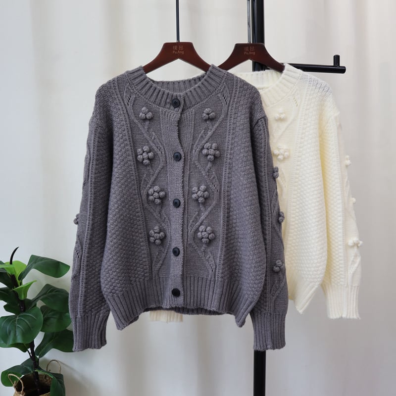 【outer】ニットカーデ　M26618
