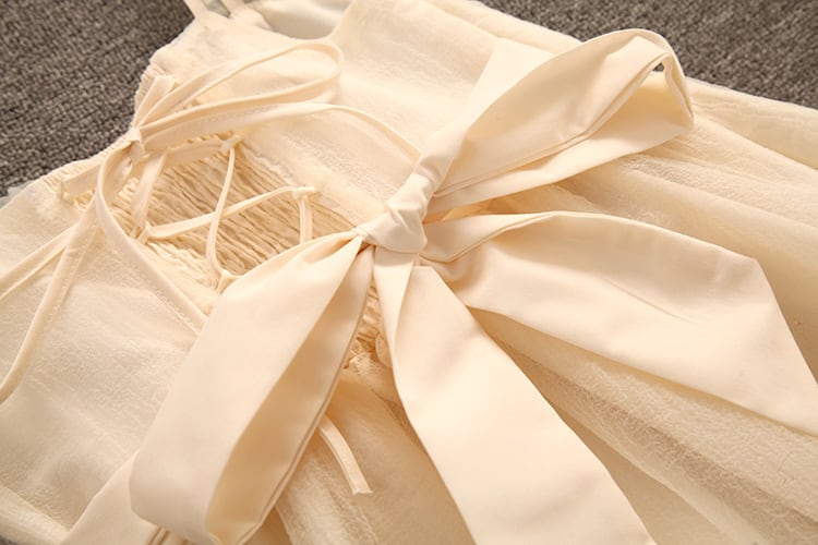 【dress】優しい雰囲気スウィートキャミワンピース着瘦せ　M17211