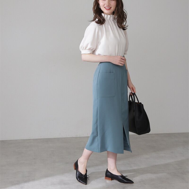 【bottoms】スリットスカート　M30113