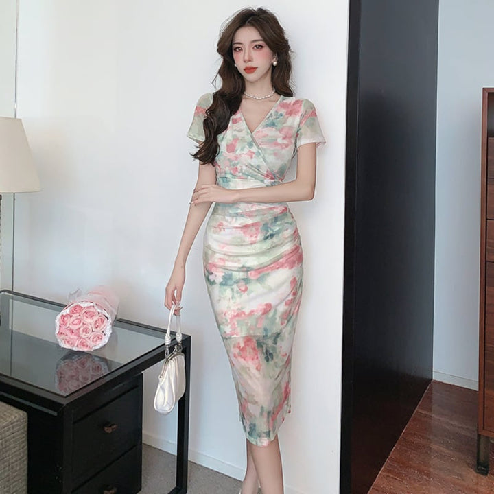 【dress】美感いっぱい✿ ✿エレガントデートワンピース　M17445