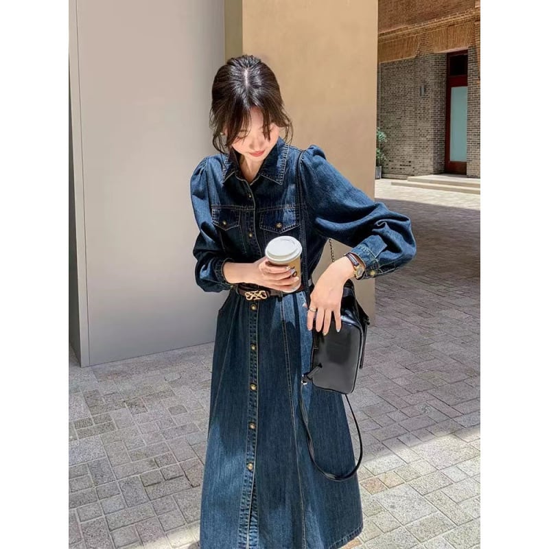【dress】デニムワンピース　M29725