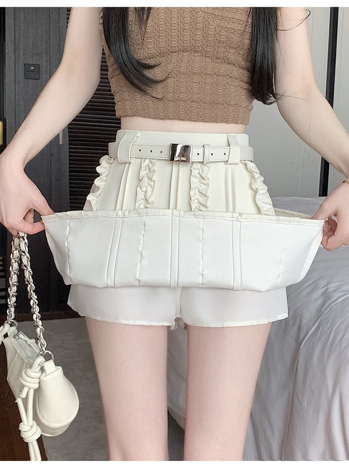 【bottoms】ハイウエストスカート　M29376