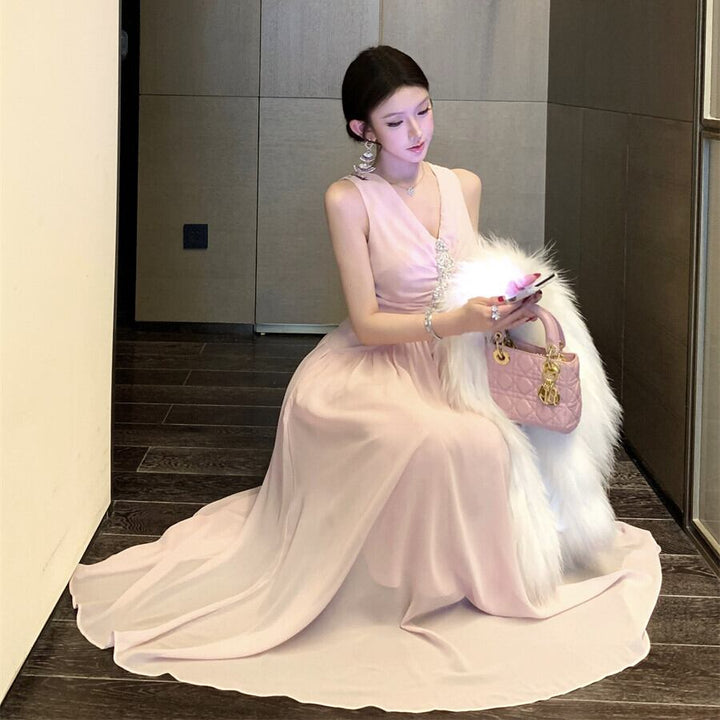 【dress】Vネックデートワンピース　M29680
