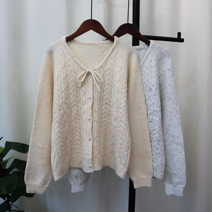 【outer】ニットカーデ　M25395