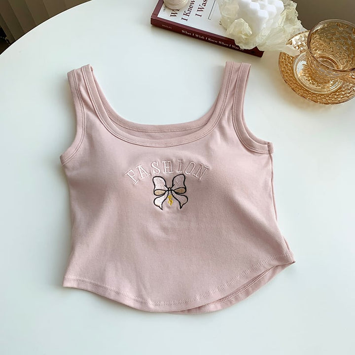 【tops】プリントキャミソール　M25085