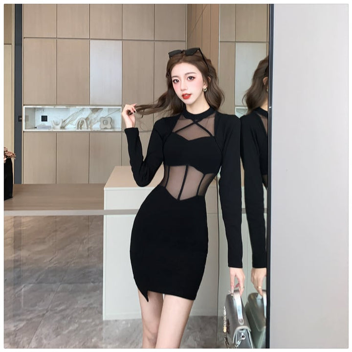 【dress】ドッキングセクシーワンピース　M18196