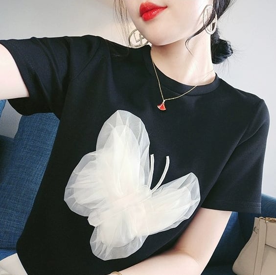【tops】着回し最強肌触りいい Tシャツ合わせやすい　M16789
